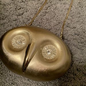 Kate Spade owl metal bag